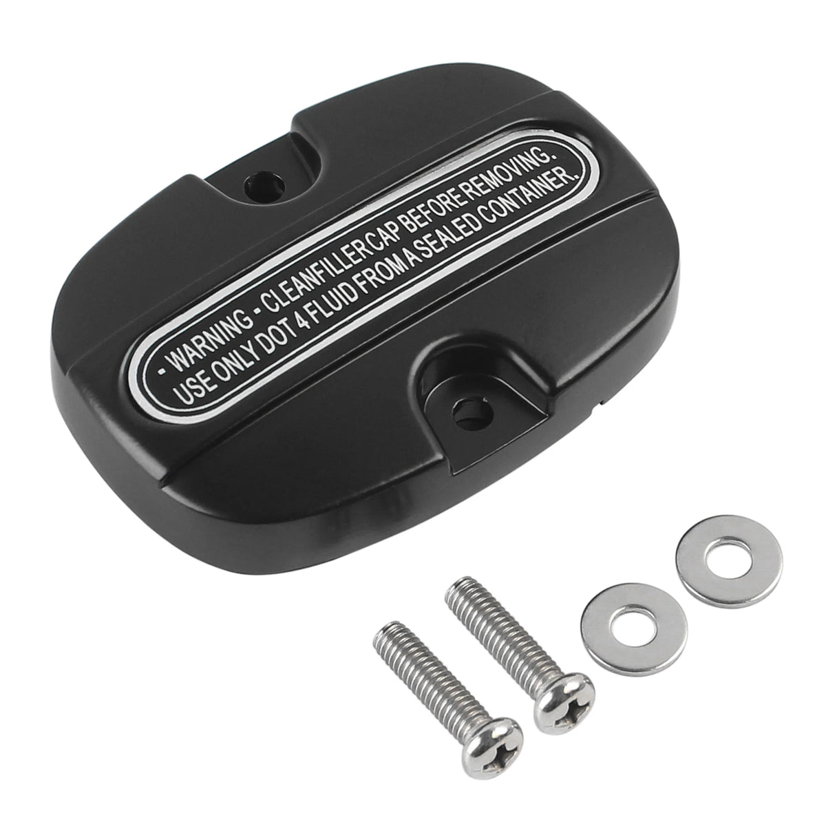 Rear Brake Master Cylinder Cover Motorcycle For Harley Touring Street Glide FLHX Road King 2008- - Automotive LED Light