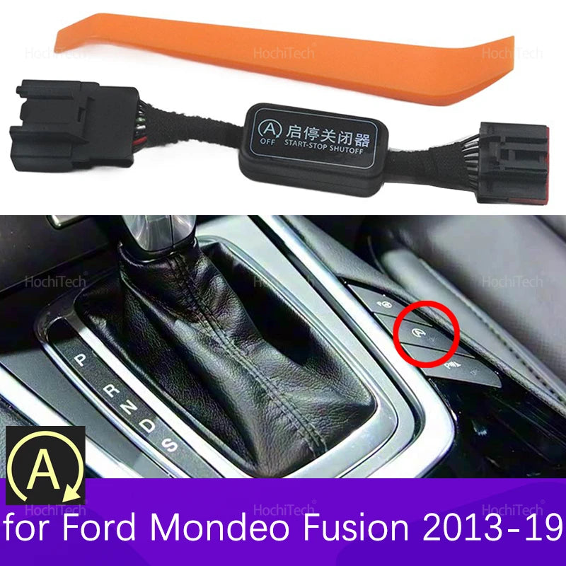 Auto Start Stop Engine System off Eliminator Stop Start Canceller Plug Cable Mem for Ford MK5 2013-2019 - Automotive LED