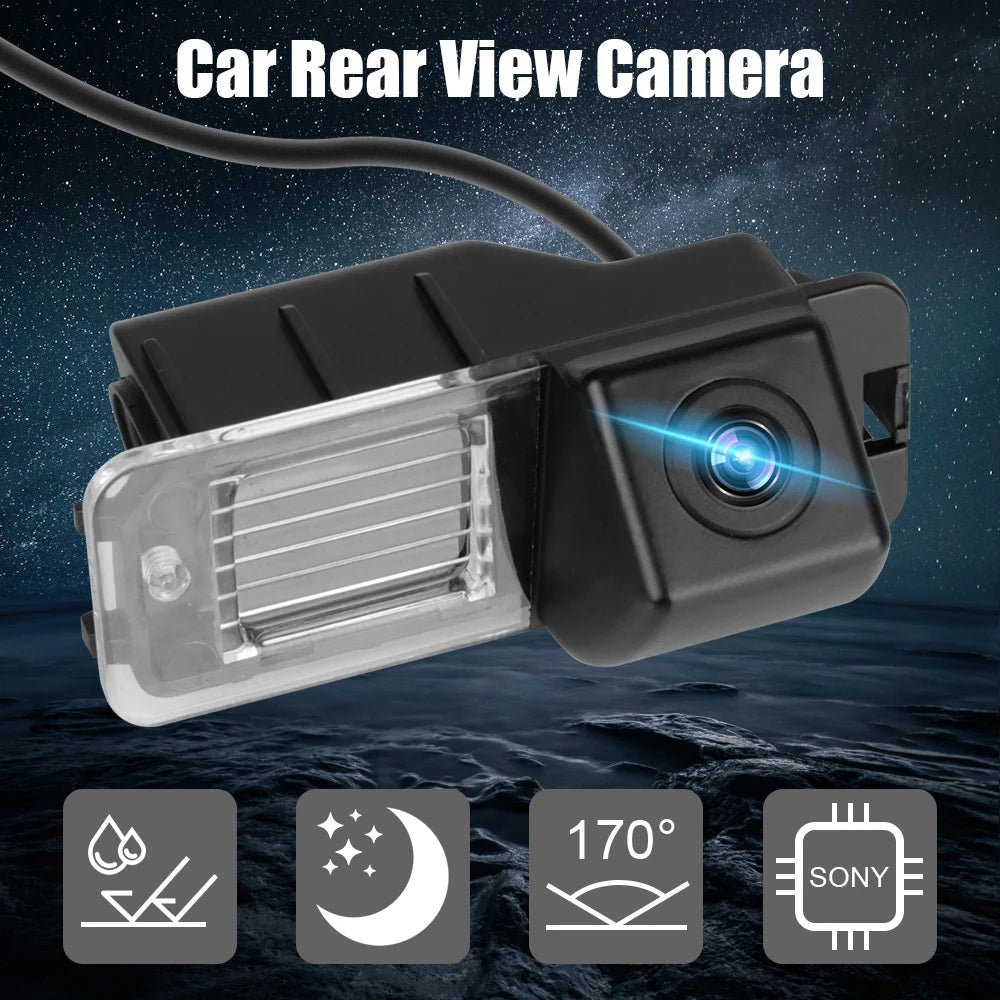 12V Car Rear View Camera PDC Parktronic Reversing Night Vision 170° Angle Access for VW B7 - Automotive LED Light