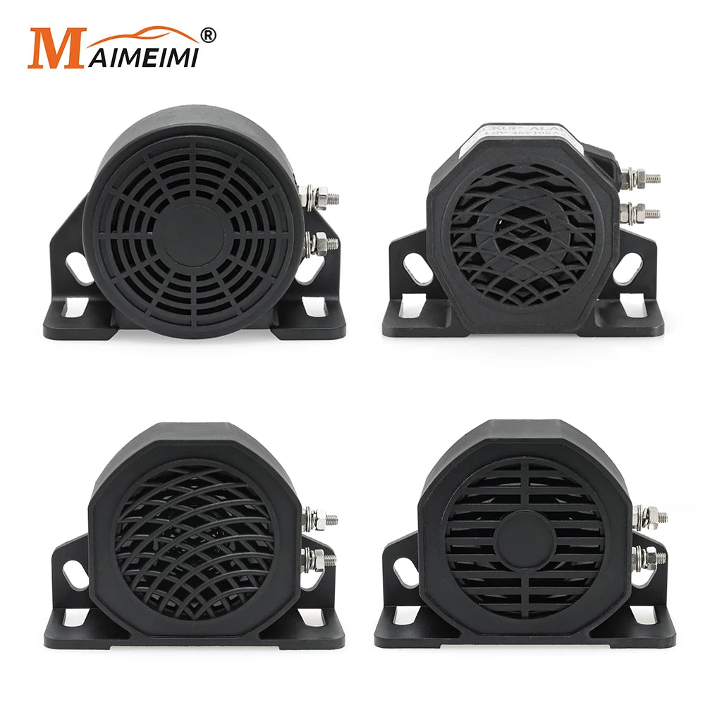 105dB Backup Siren 12V-48V Reversing Alarm Car Reversing Buzzer Sound Alarm Truck Engineering Fo - Automotive LED Light