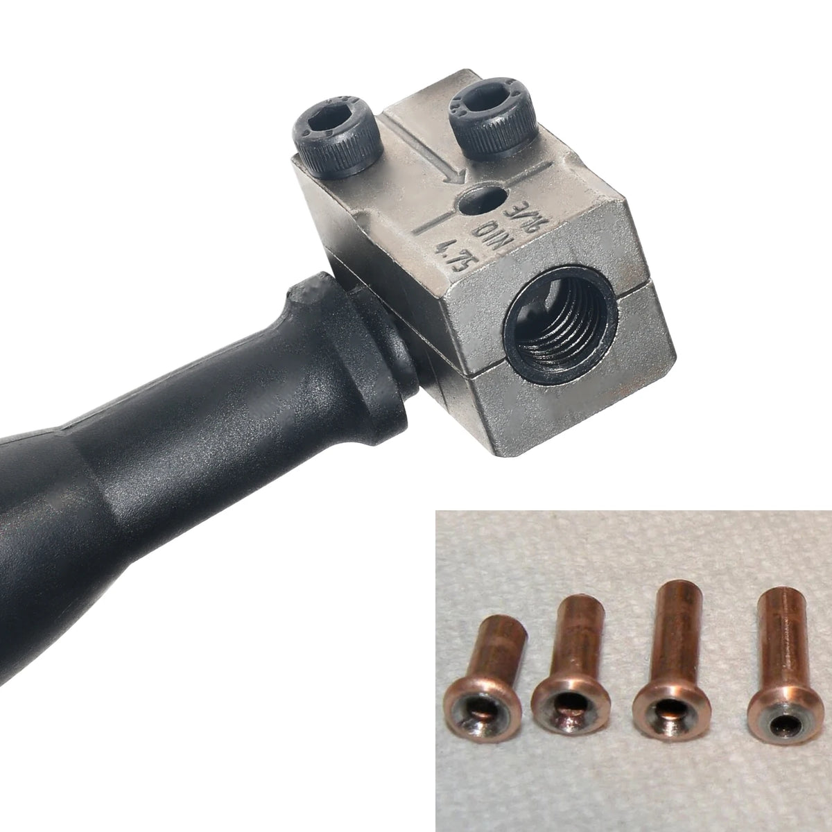 3/16in Double Flaring Tool Metal Handheld Brake Line Double Tool for Motorcycle Automotive Truck - Automotive LED Light