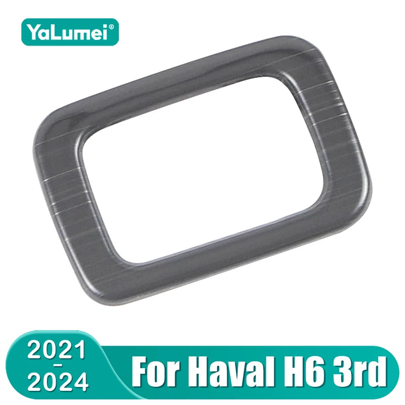 For Haval H6 3rd Gen GT 2021 2022 2023 2024 HEV PHEV Car Gloves Storage Co-pilot Stainless Steel - Automotive LED Light