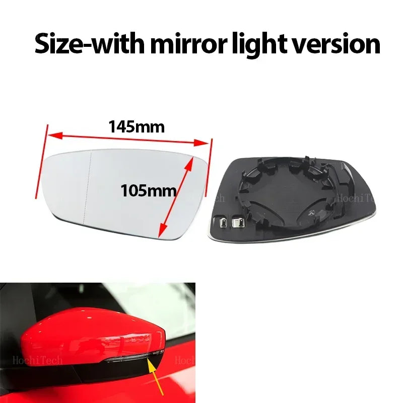 For Volkswagen VW Polo 5 MK5 6R 6C 2010-2016 High Quality Car Left or Right Mirr for Volkswagen MK5 2010-2016 - Automoti