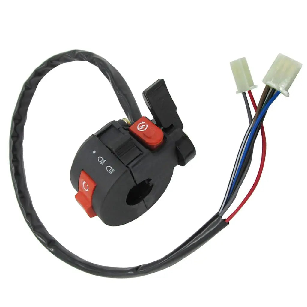 3 Function Left Handlebar Switch Assembly Plastic for ATV Quad 50cc 110cc Sunl Taotao 22mm - Automotive LED Light