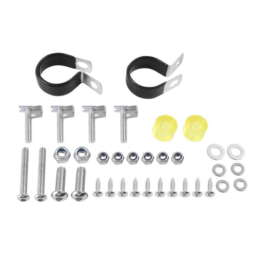 Motorcycle Stainless Steel Lower Vented Fairing Mount Kit For Harley FLHX Street Glide 1983-2013 - Automotive LED Light