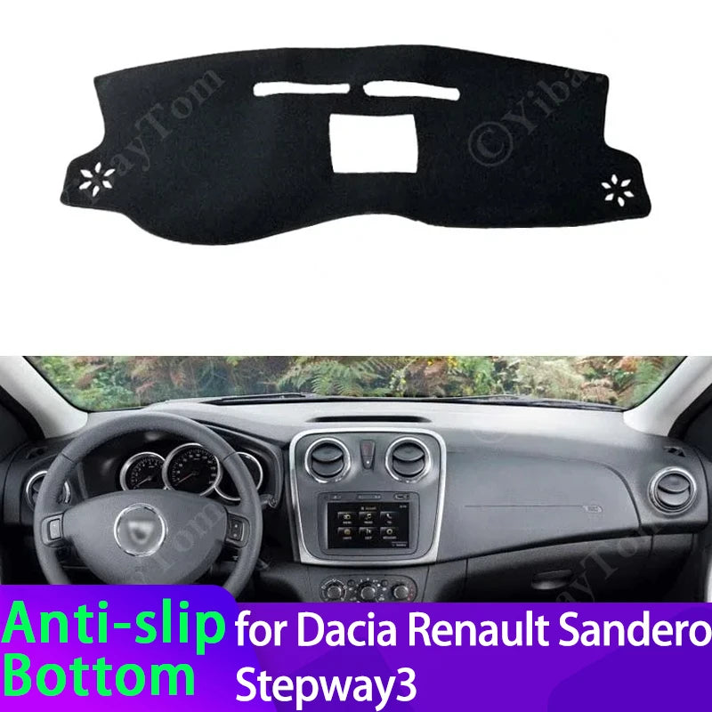 For Dacia Renault Sandero Stepway II 2 RS 2013 -2020 Accessories Dashboard Cover for Renault 2013-2020 - Automotive LED