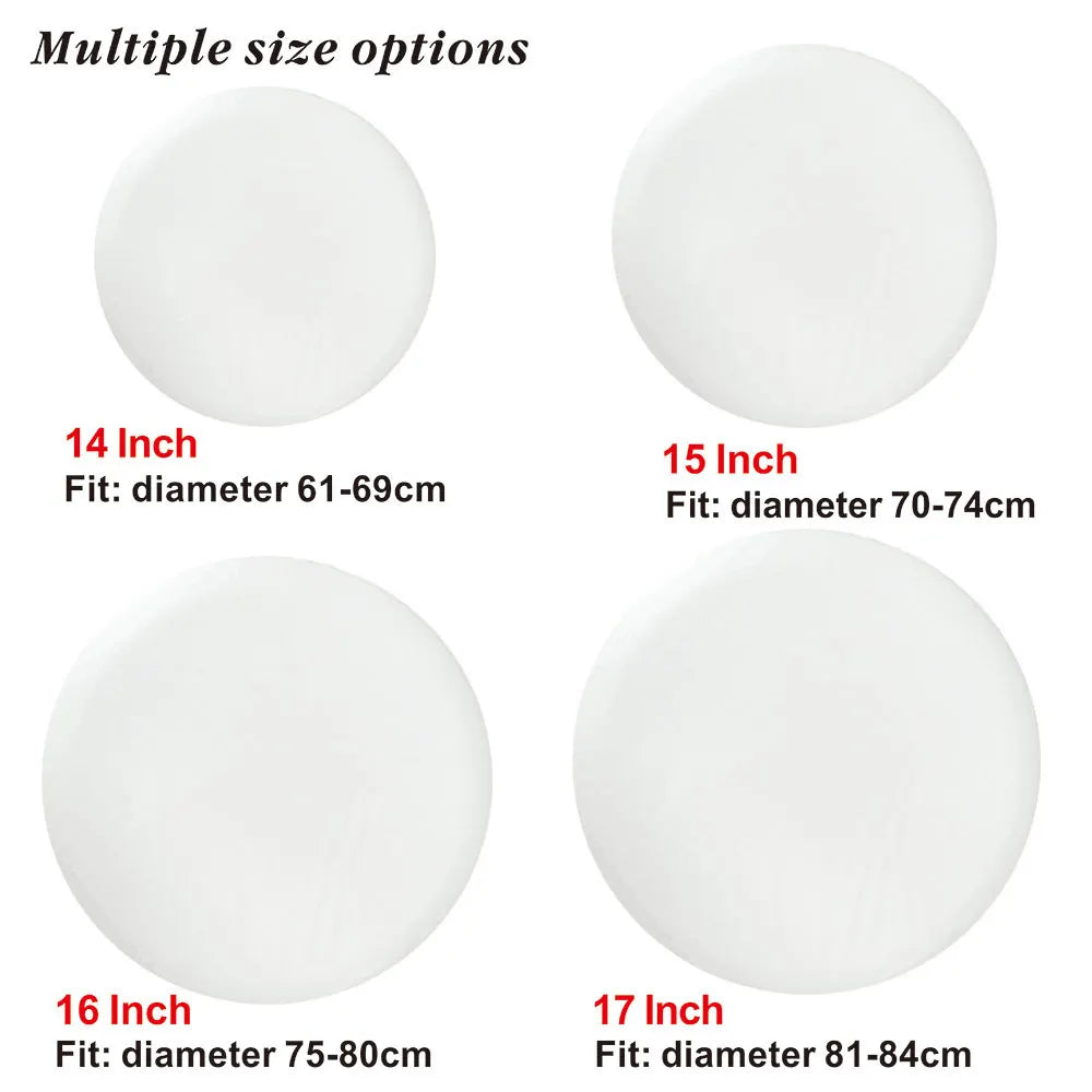14" 15" 16" 17" Inch Pure Black White PVC PU Spare Tire Tyre Wheel Valve Cover Tire Cover Case P - Automotive LED Light