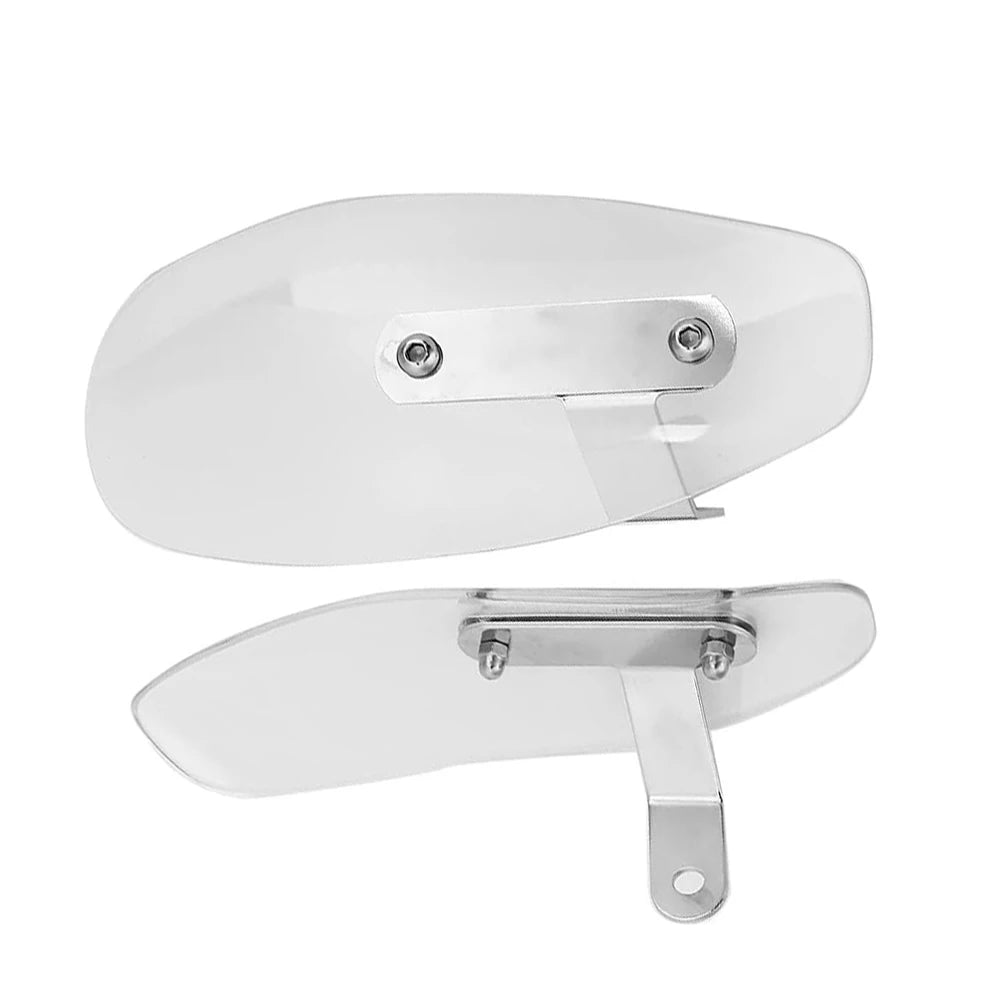 Universal Motorcycle Transparent Hand Guards Handguards Wind Deflector Protectors For Yamaha For - Automotive LED Light