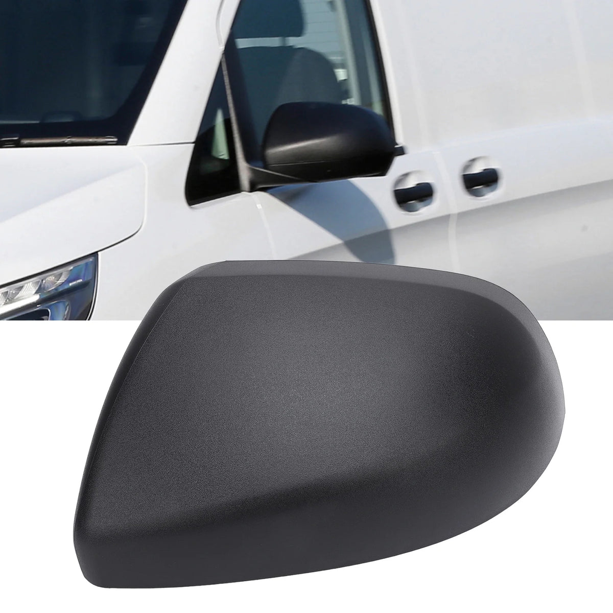 Car Rearview Mirror Cap Black Protective Anti Scratch Long Lasting Use Door Mirror Cap for Vito  - Automotive LED Light