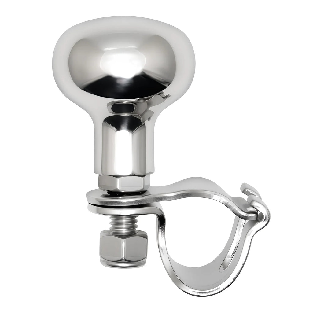 Turning Steering Wheel Booster Spinner Knob 360 Degree Rotation Stainless Steel 316 Bearing Powe - Automotive LED Light