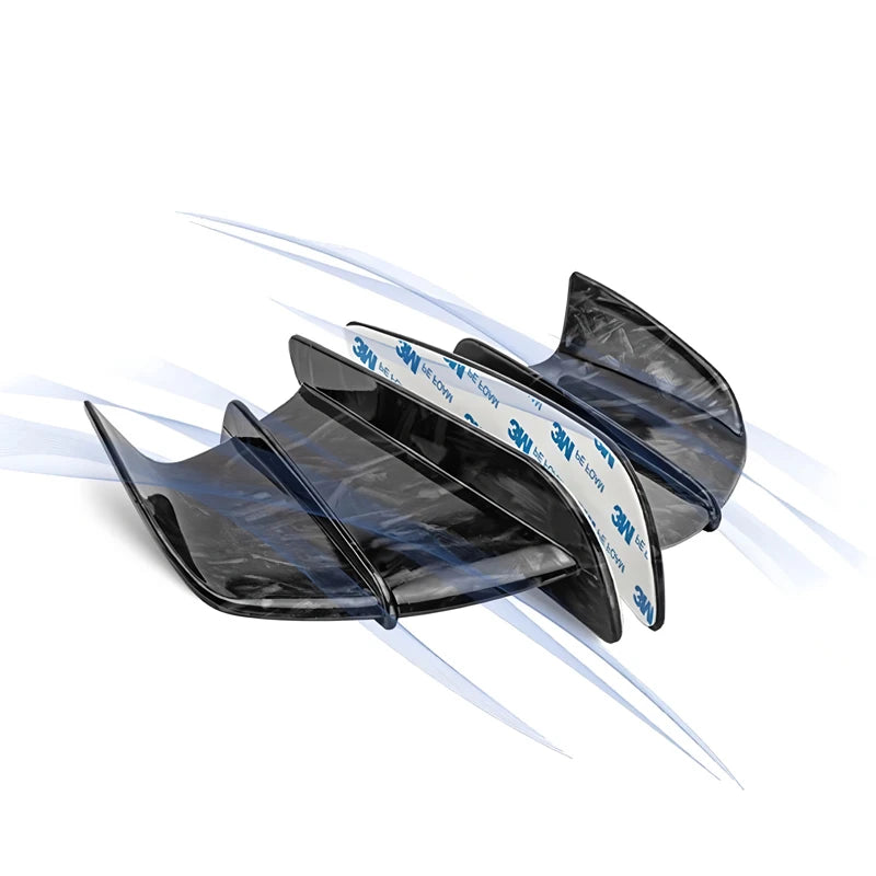 Motorcycle Winglet Fixed Wind Wing For Kawasaki ZX-6R ZX-636 ZX6R ZX 6R 2024 Aerodynamic Winglet - Automotive LED Light