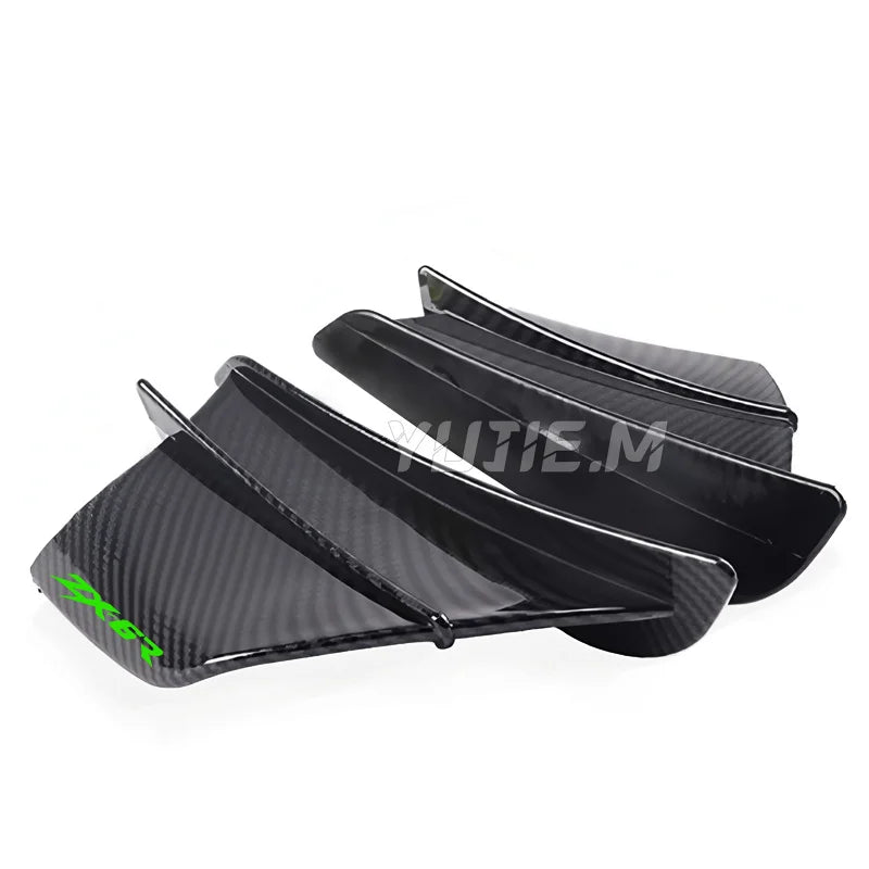 Motorcycle Winglet Fixed Wind Wing For Kawasaki ZX-6R ZX-636 ZX6R ZX 6R 2024 Aerodynamic Winglet - Automotive LED Light