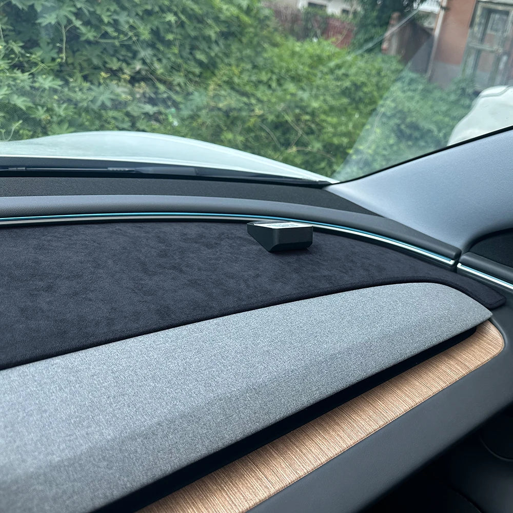 For Tesla Model Y Launch Juniper 2025 2026 Car Dashboard Sun Shade Mat Instrument Desk Non-slip  - Automotive LED Light