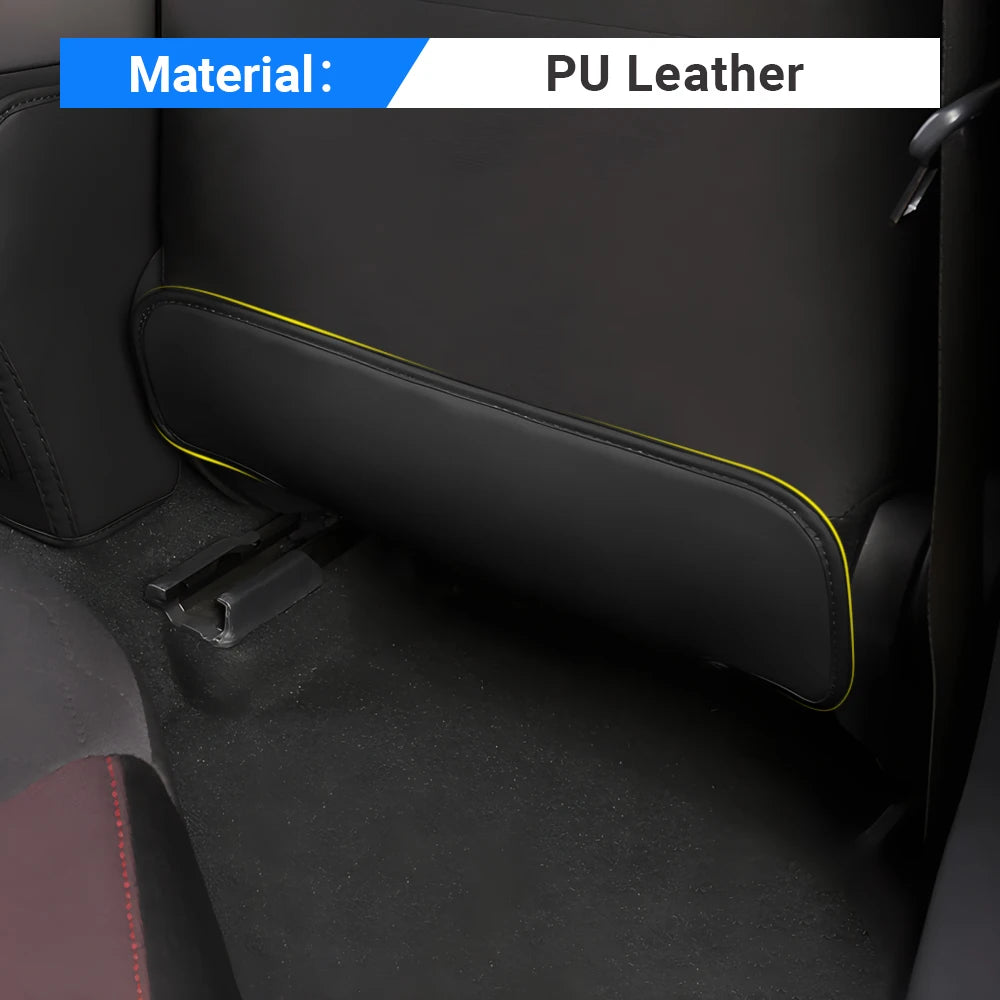 Leather Seat Back Cover Protect Anti Kick Mat For Toyota Corolla E210 2019- 2021 for Seat Corolla E210 2019-2021 - Autom