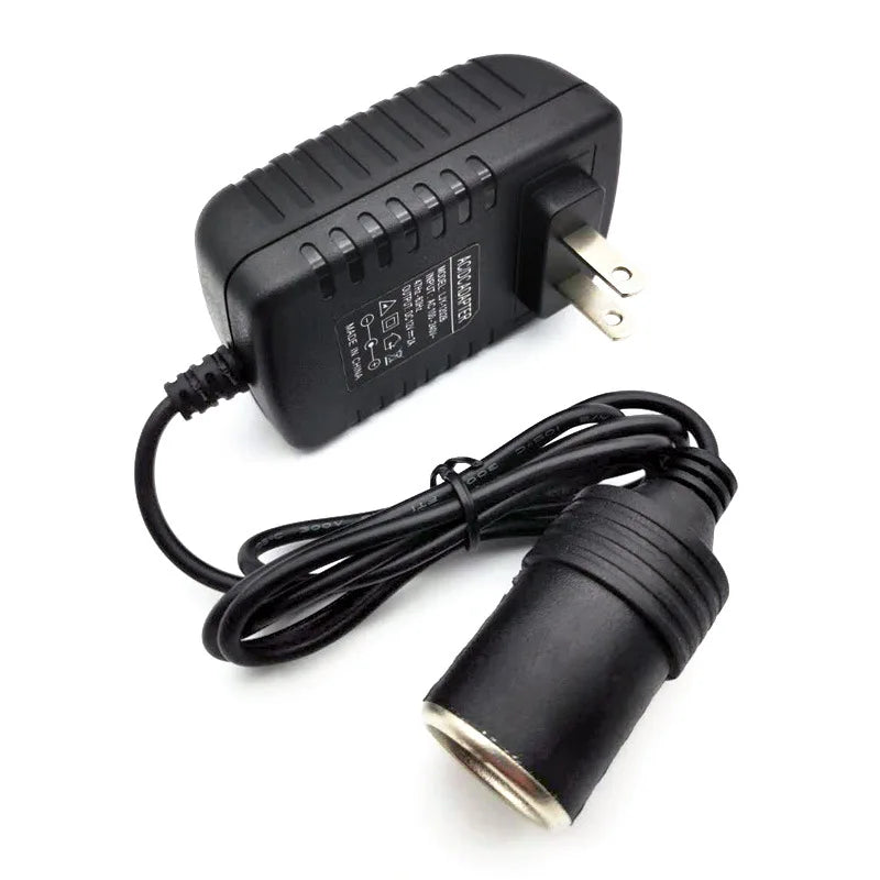 Car Cigarette Lighter Adapte 220V to 12V 2A DC Power Converter Charger Transformer Cigar Lit Lig - Automotive LED Light
