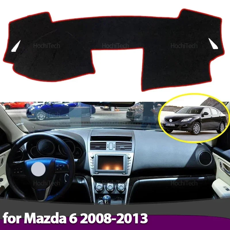 Anti-Slip Dashboard Cover Protective Pad Car Accessories Sunshade Carpet for Maz for Mazda 2008-2013 - Automotive LED Li