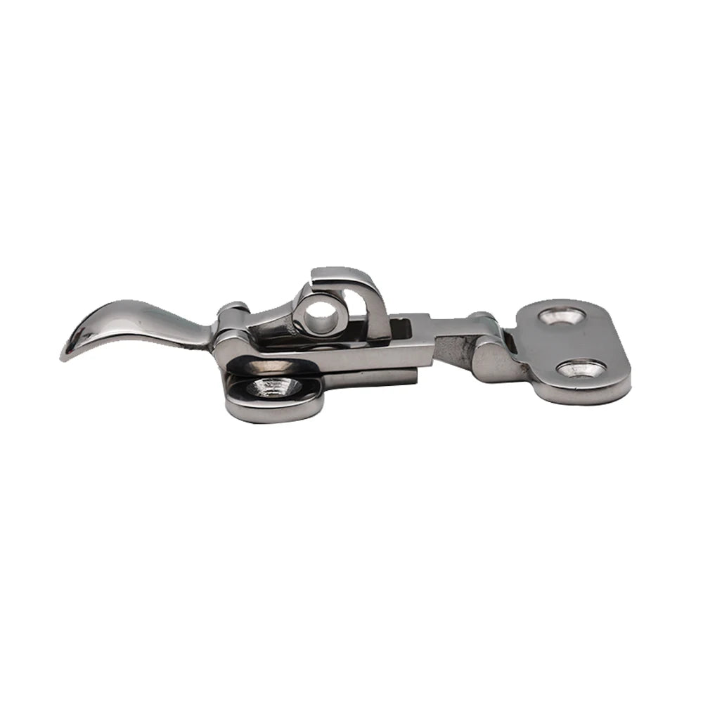 Marine Boat Stainless Steel Locker Hatch Anti-Rattle Latch Fastener Clamp 4-3/8" for marine hard - Automotive LED Light