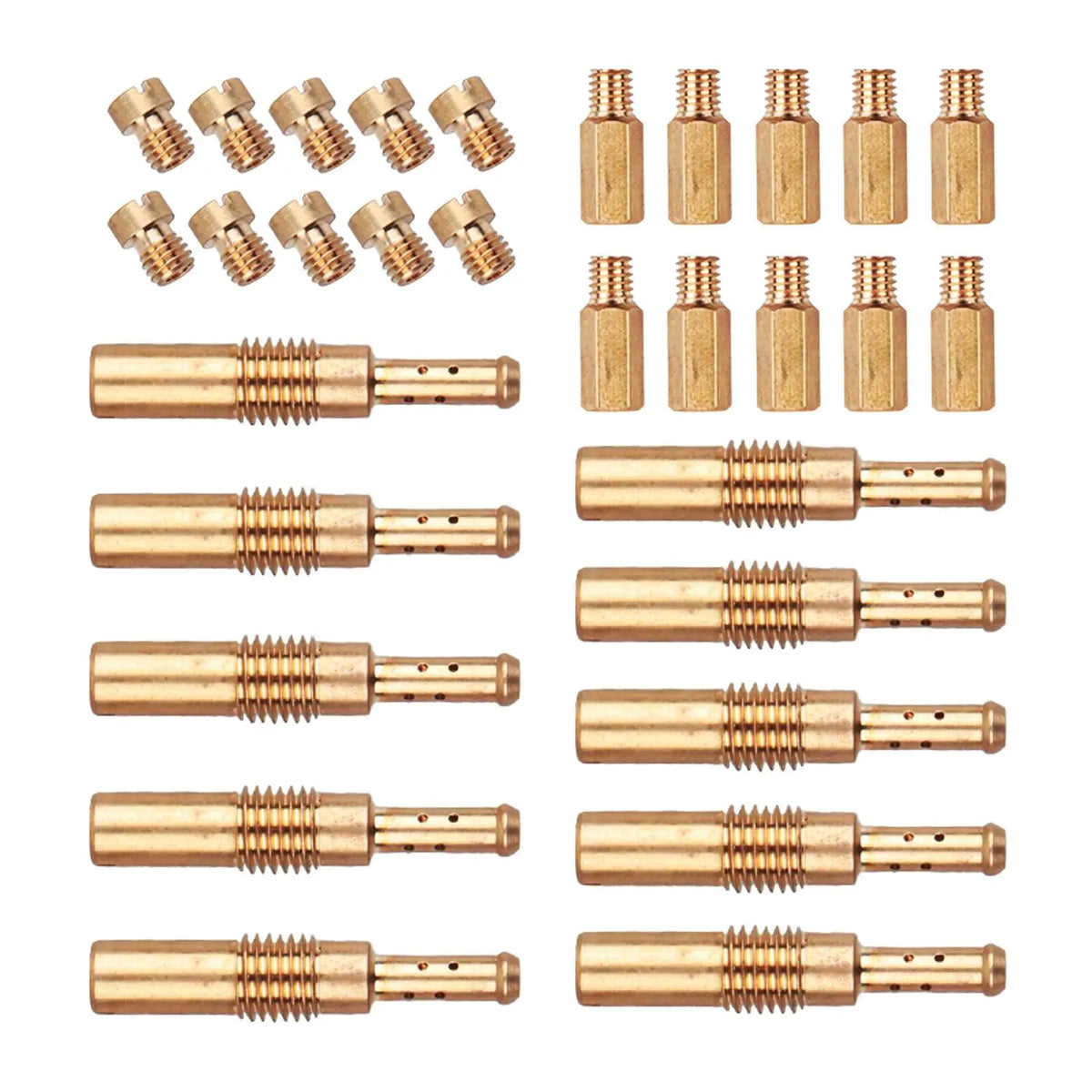 30x Slow Jets Supplies Easy to Install Carburetor Main Jets Accessories for 125cc 150cc 200cc Pw - Automotive LED Light