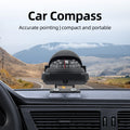 Car Dashboard Compass Mini Ball Dash Dashboard Accurate Data Car Mount Interior Accessories For  - Automotive LED Light