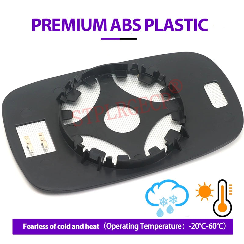 Passenger Side Driver Side Left or Right Door Side Heated Wing Mirror Glass Lens for Renault Cli - Automotive LED Light