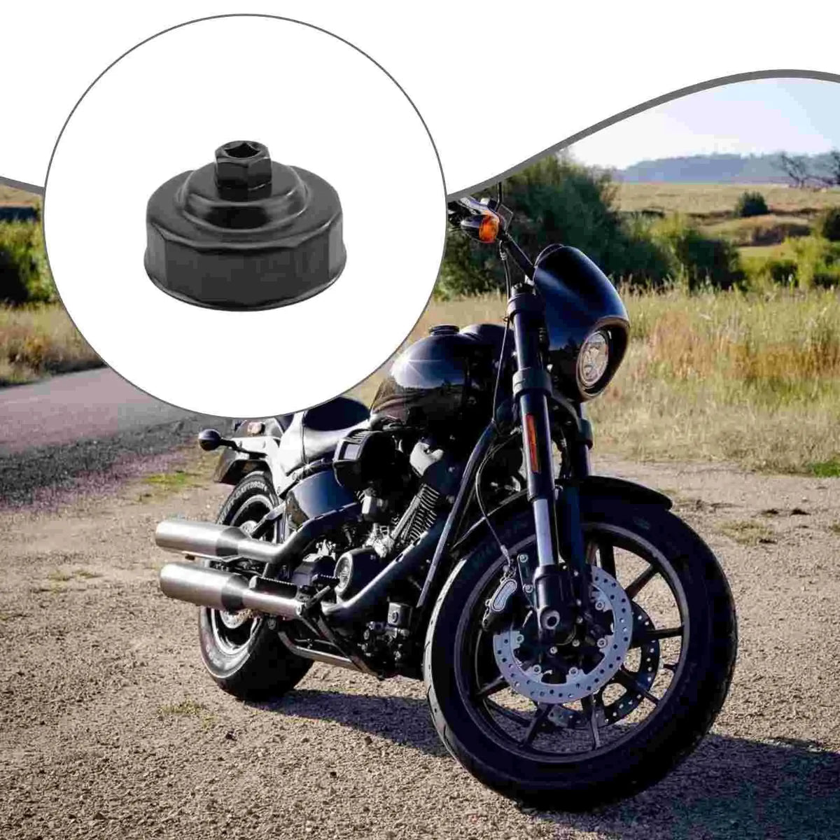 Oil Filter Wrench Easy to Use Premium Practical Spare Parts Replace Professional Portable Access - Automotive LED Light