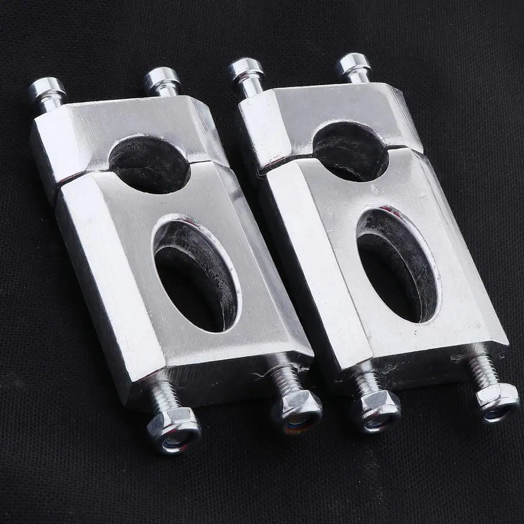 2x Universal 7/8 22mm Handlebar Riser Extension Extender for 110-125cc Dirt Bike ATV, Easy to In - Automotive LED Light