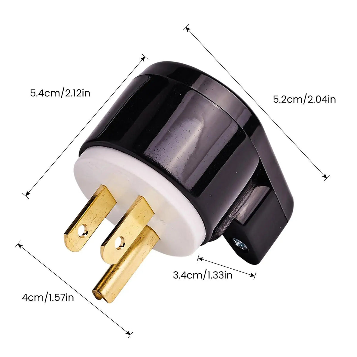 Heavy Duty Grounding Locking Plug NEMA 20A 250V PVC Shell Twist Connector for Power Cable - Automotive LED Light