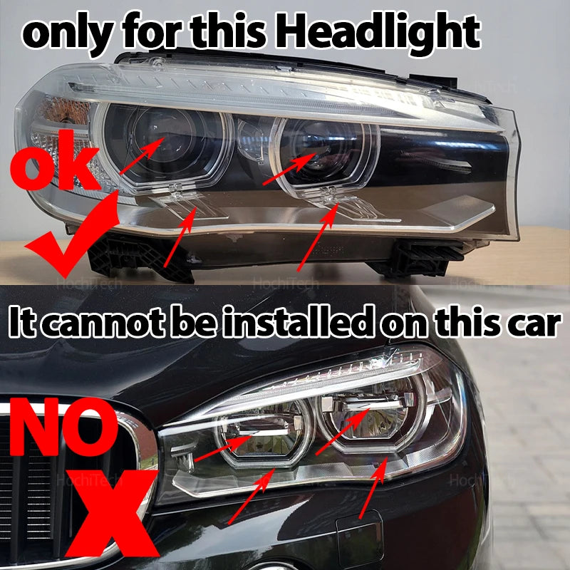 Lemon Yellow Angel Eyes DRL Boards For BMW X3 F25 X5 F15 F85 X6 F16 F86 Xenon He for BMW F86 F25 F85 - Canbus LED Headli