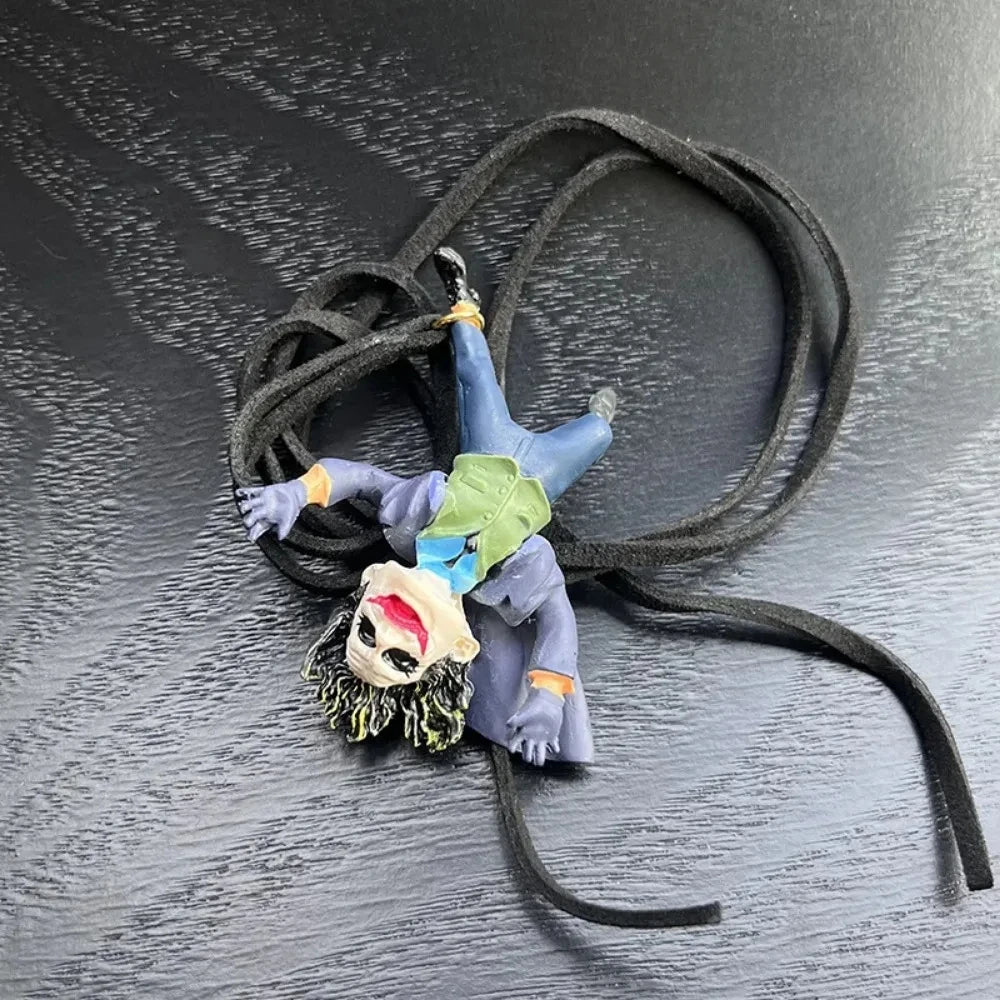 Car Resin Pendant Creative Car Rearview Mirror Cowhide Cartoon Pendant Christmas Gift New Produc - Automotive LED Light