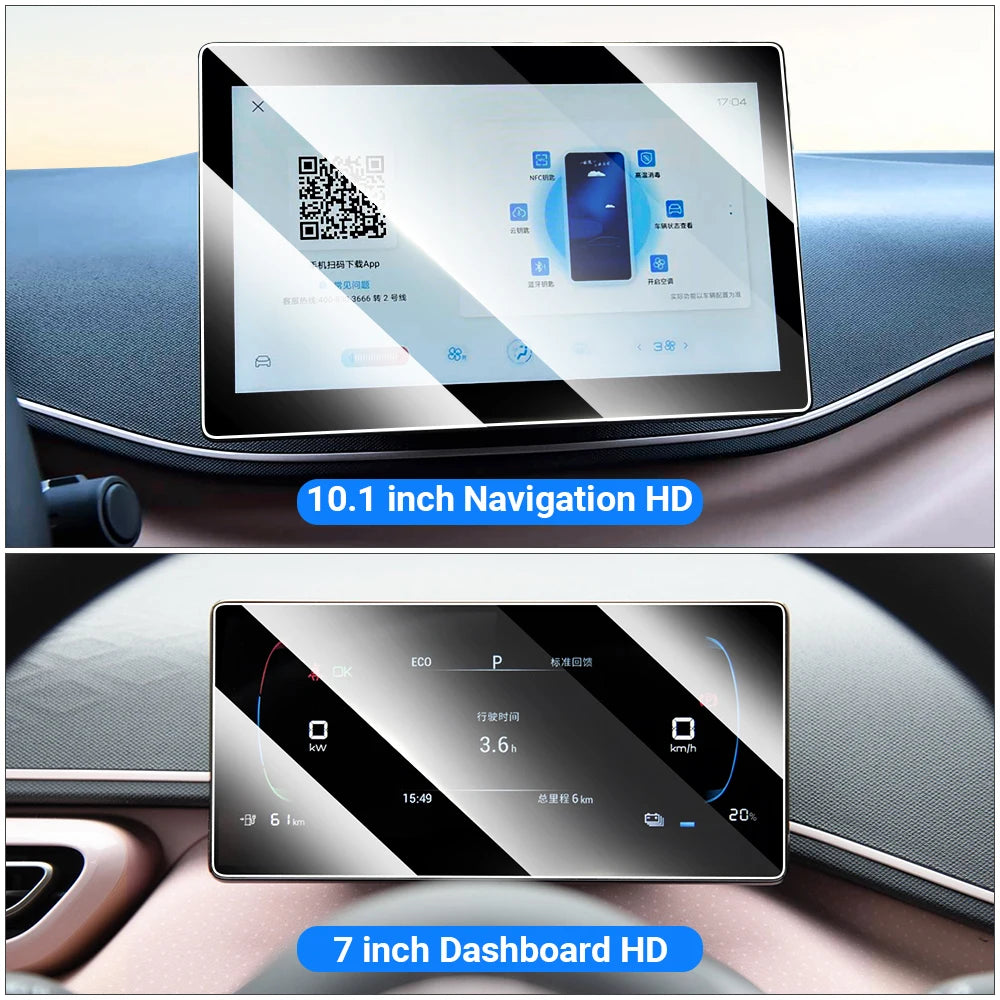 Car Tempered Glass Protector Film For BYD Dolphin Mini / Dolphin Surf / Atto 1 2024 2025 2026 Na - Automotive LED Light