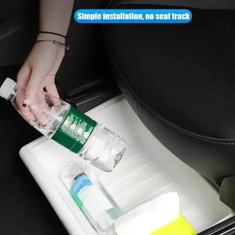 Model Y Under Seat Storage Box Car Seat Organizer Vehicle Underseat Drawer Holde for Seat Model Y - Automotive LED Light