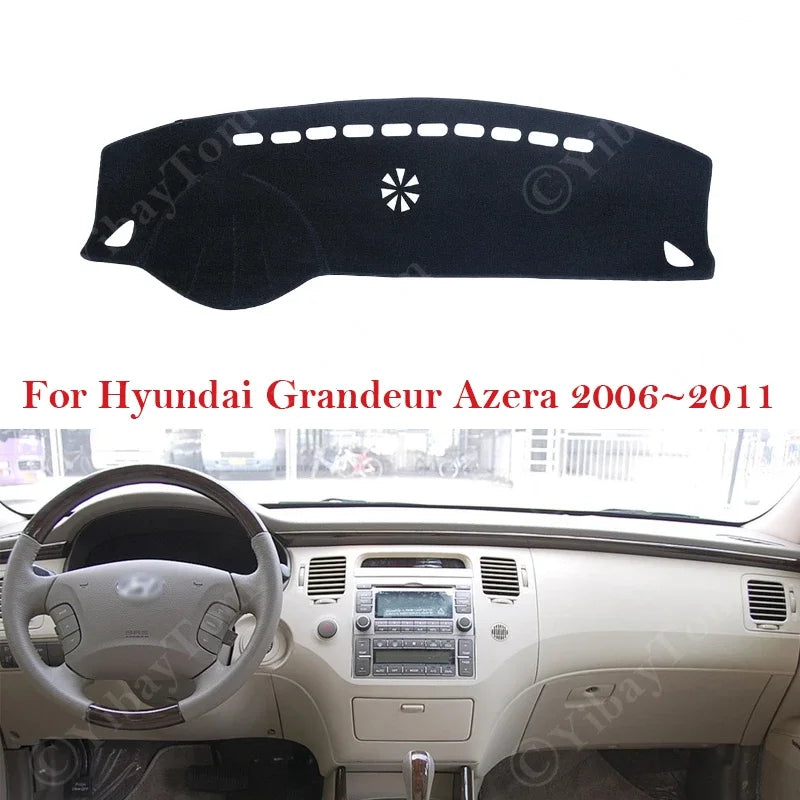 For Hyundai Grandeur Azera 2006 ~ 2011 Dashboard Cover Pad Protective Car Access for Hyundai 2006-2011 - Automotive LED