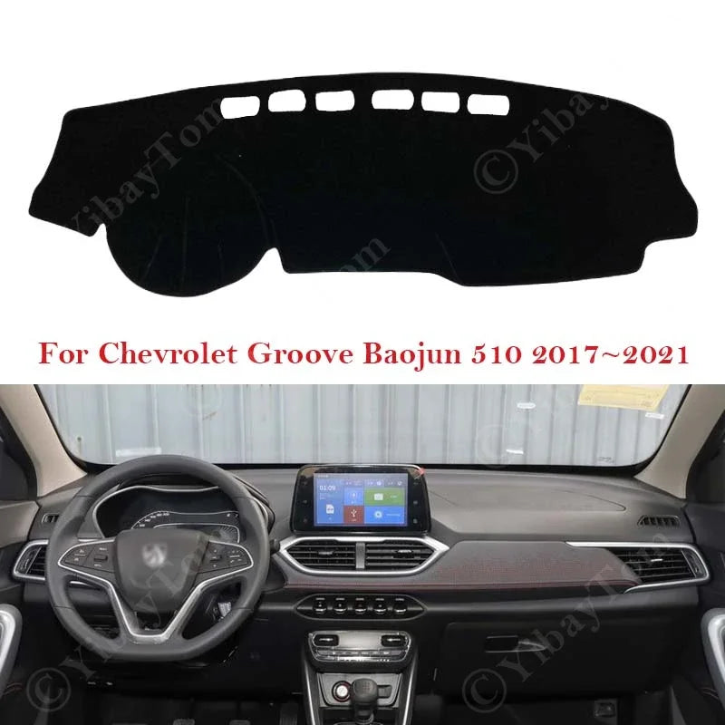 For Chevrolet Groove Baojun 510 2017 2018 2019 2020 2021 Dashboard Cover Dash Board Mat Carpet P - Automotive LED Light