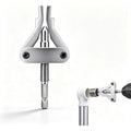 Faucet Valve Stuck Thread Insert Remover Universal Broken Pipe Extractor Hex Shank Drill Powered - Automotive LED Light
