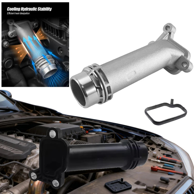 For BMW Engine Block Water Pipe Adapter 11127810707 Precision Aluminum Cooling S for BMW BMW1 X6 X1 - Automotive LED Lig
