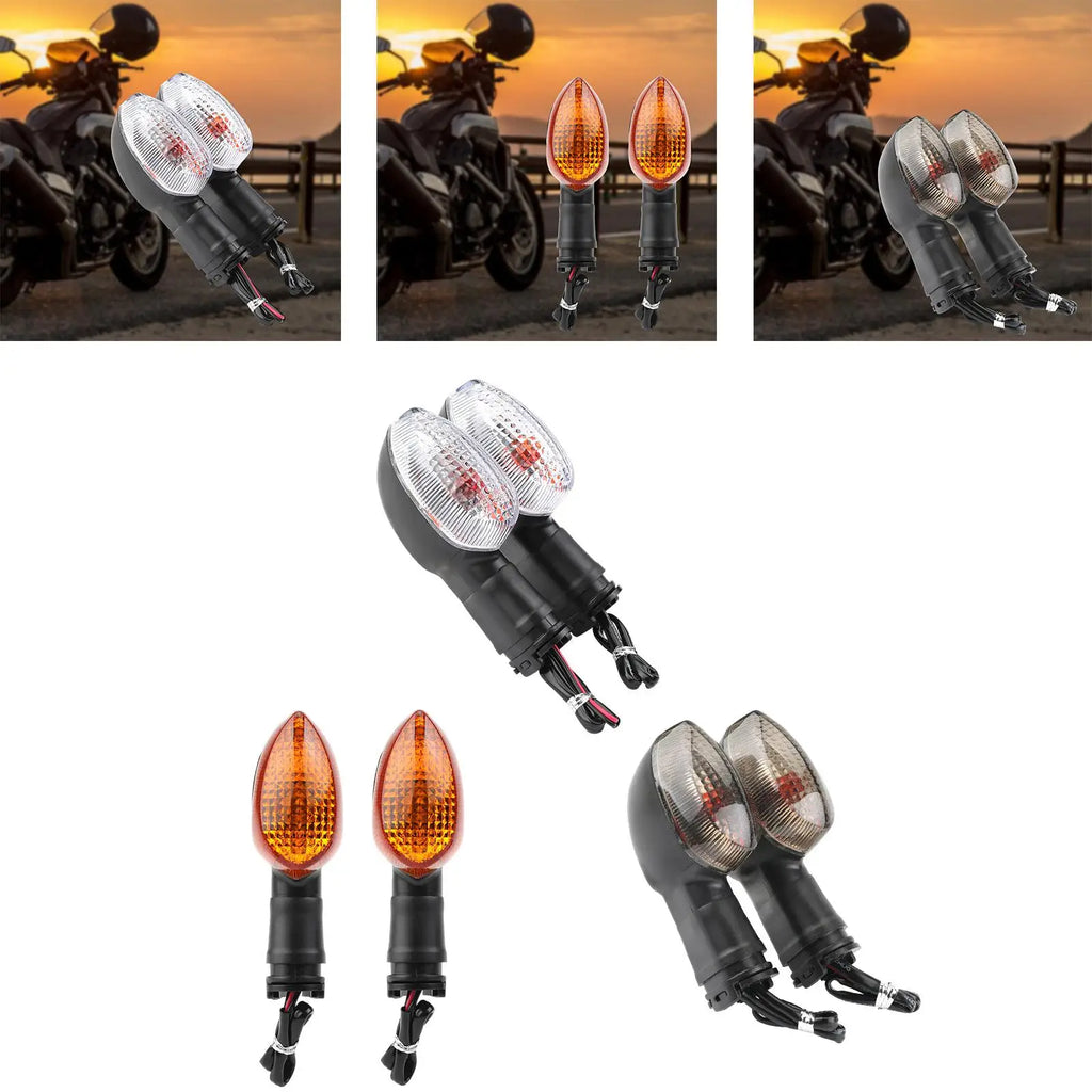 2x Turn Signal Light Indicator Spare Parts Easy to Install Motorcycle Blinker In for MT07 XJ6 R6 - LED Motorcycle Light