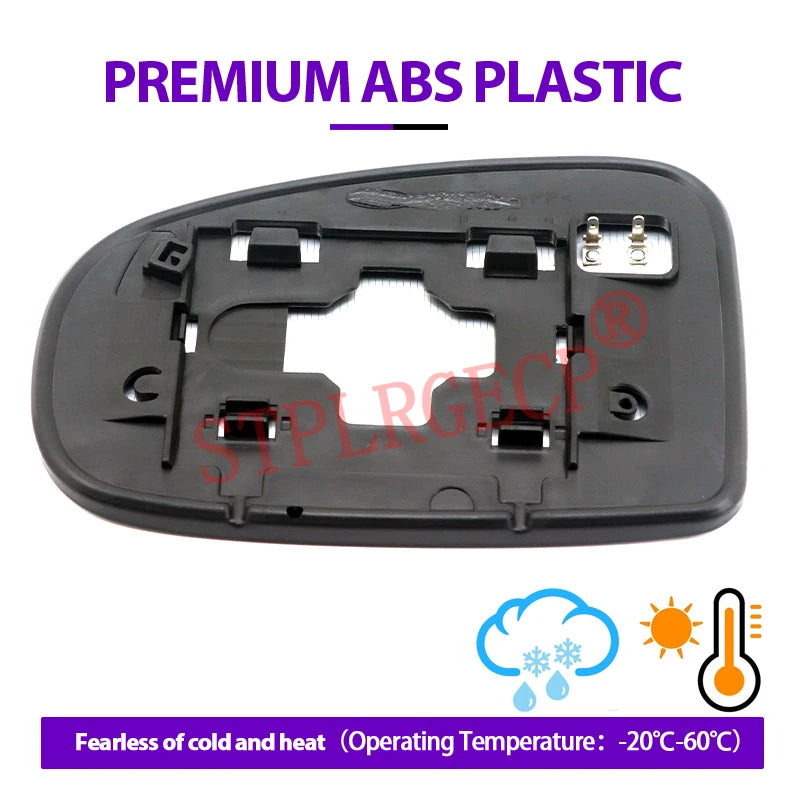 Stplrgecp Passenger Driver Side Left or Right Door Side Heated Wing Mirror Glass for Toyota J10 - Automotive LED Light