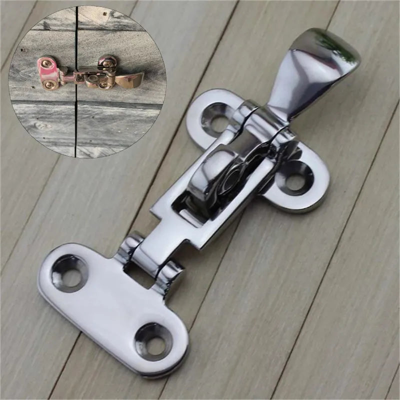 1pc Marine Boat Stainless Deck Lock Down Clamp Deck Hasp Locker Anti-Rattle Latch Fastener Marin - Automotive LED Light