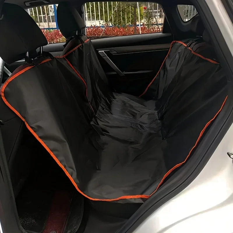 Premium Oxford Cloth Dog Car Seat Cover Durable Waterproof Scratchproof Pet Hammock Cushion Prot - Automotive LED Light