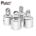 4Pcs Marine Polished 316 Stainless Steel Top Caps Marine Hardware Slip Cap Boat Fittings Boat Ac - Automotive LED Light