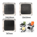 Blade Cutting Machine French Fry Cutter, Stainless Steel +3 Blades Size, Chips Cutter Parts Fren - Automotive LED Light