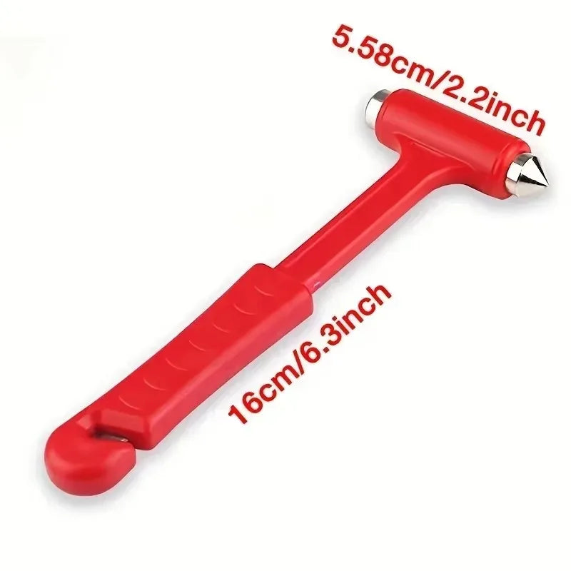 Two-in-One Emergency Car Safety Hammers Seat Belt Cutter Window Breaking Hammer Portable Car Eme - Automotive LED Light