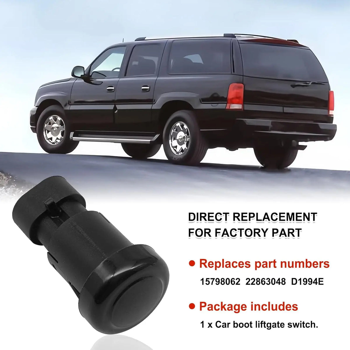 Liftglass Release Switch For 2007-2014 Chevy Tahoe GMC Yukon Chevy Suburban Cadi for GMC 2007-2014 - Automotive LED Ligh