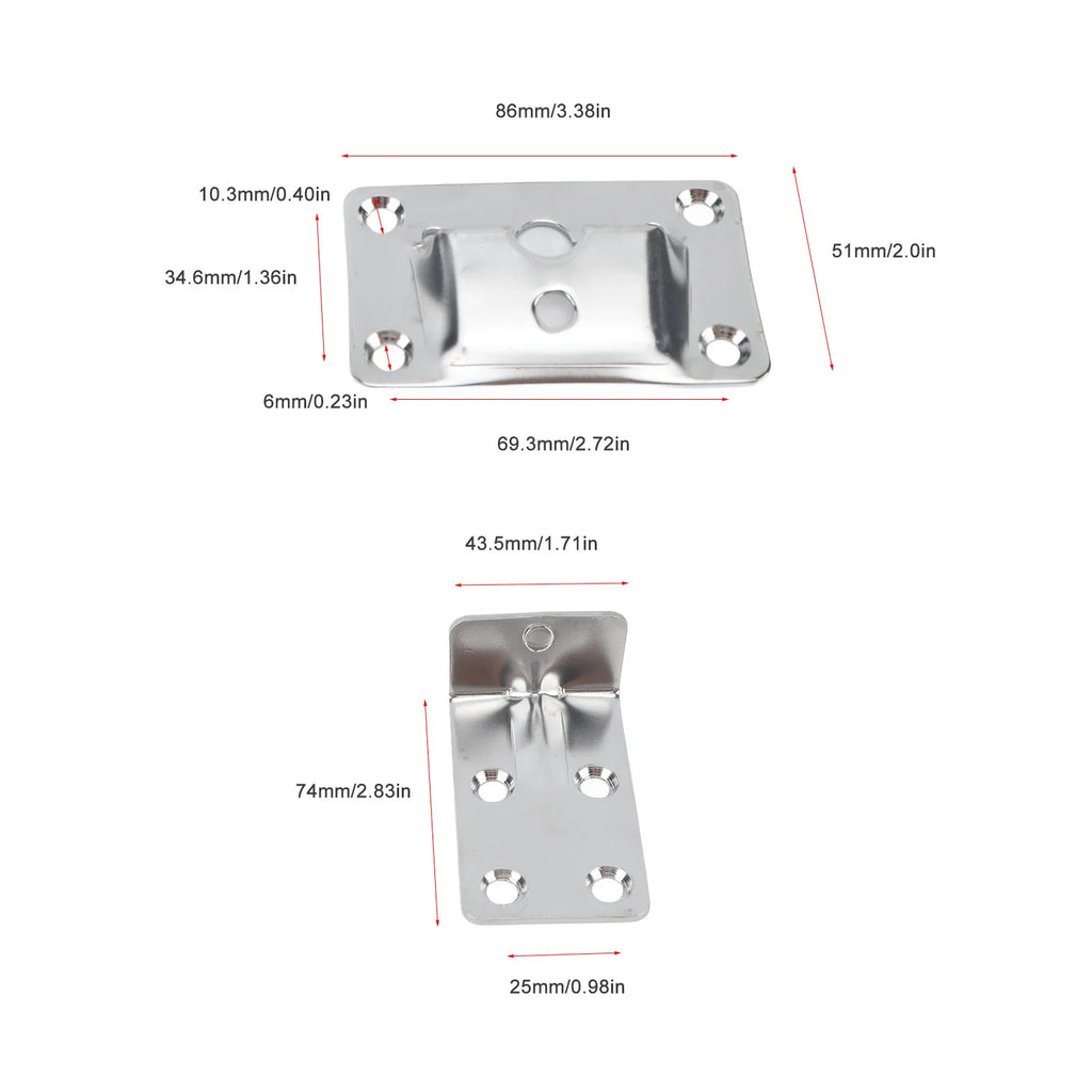 RV Marine Grade Table Bracket Stainless Removable Brackets Removable Easy Installation Widely Ap - Automotive LED Light