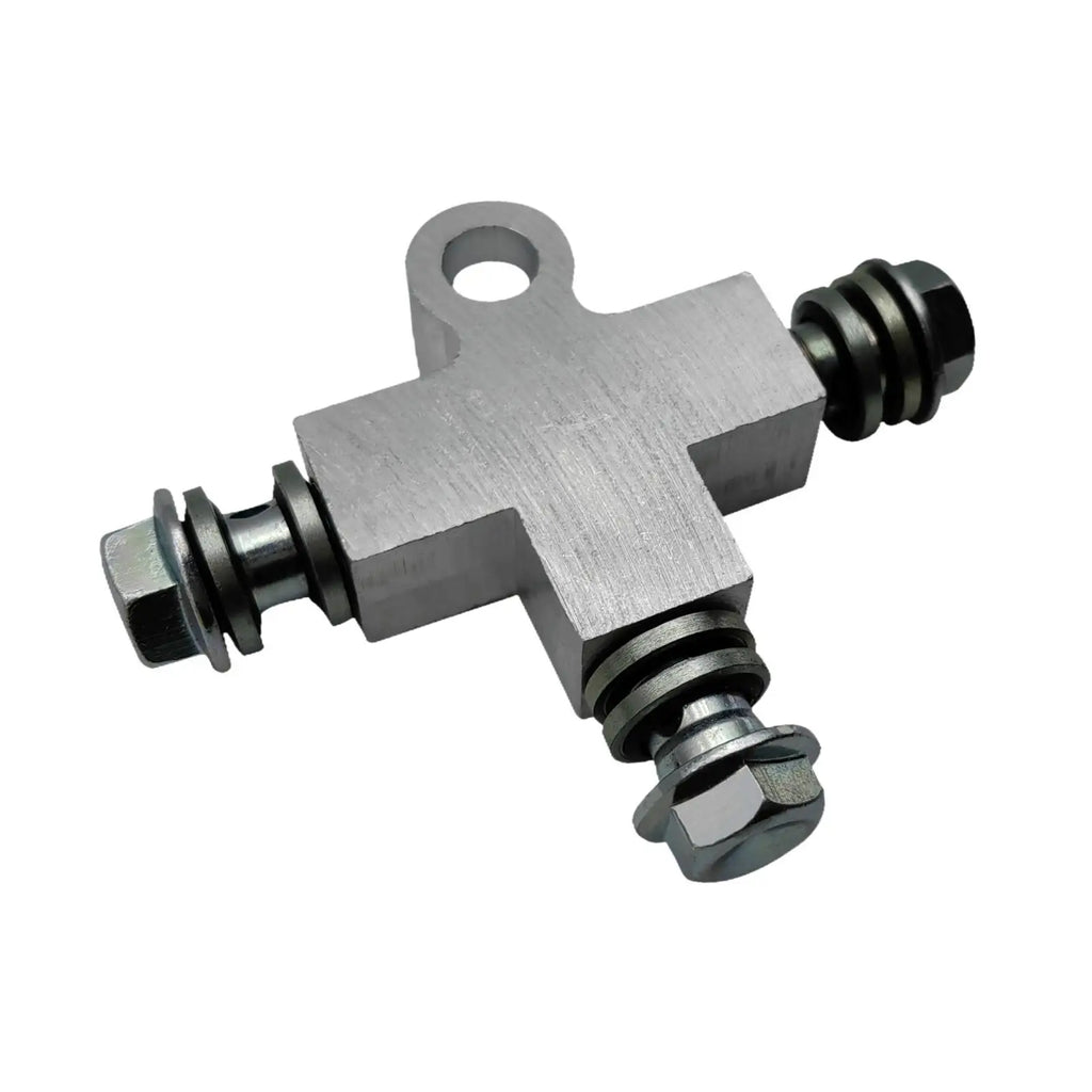 Hydraulic Brake Oil Line Tee M10 T Shape Brake Tee Fitting Beach Kart Brake Hose ATV Sand Access - Automotive LED Light