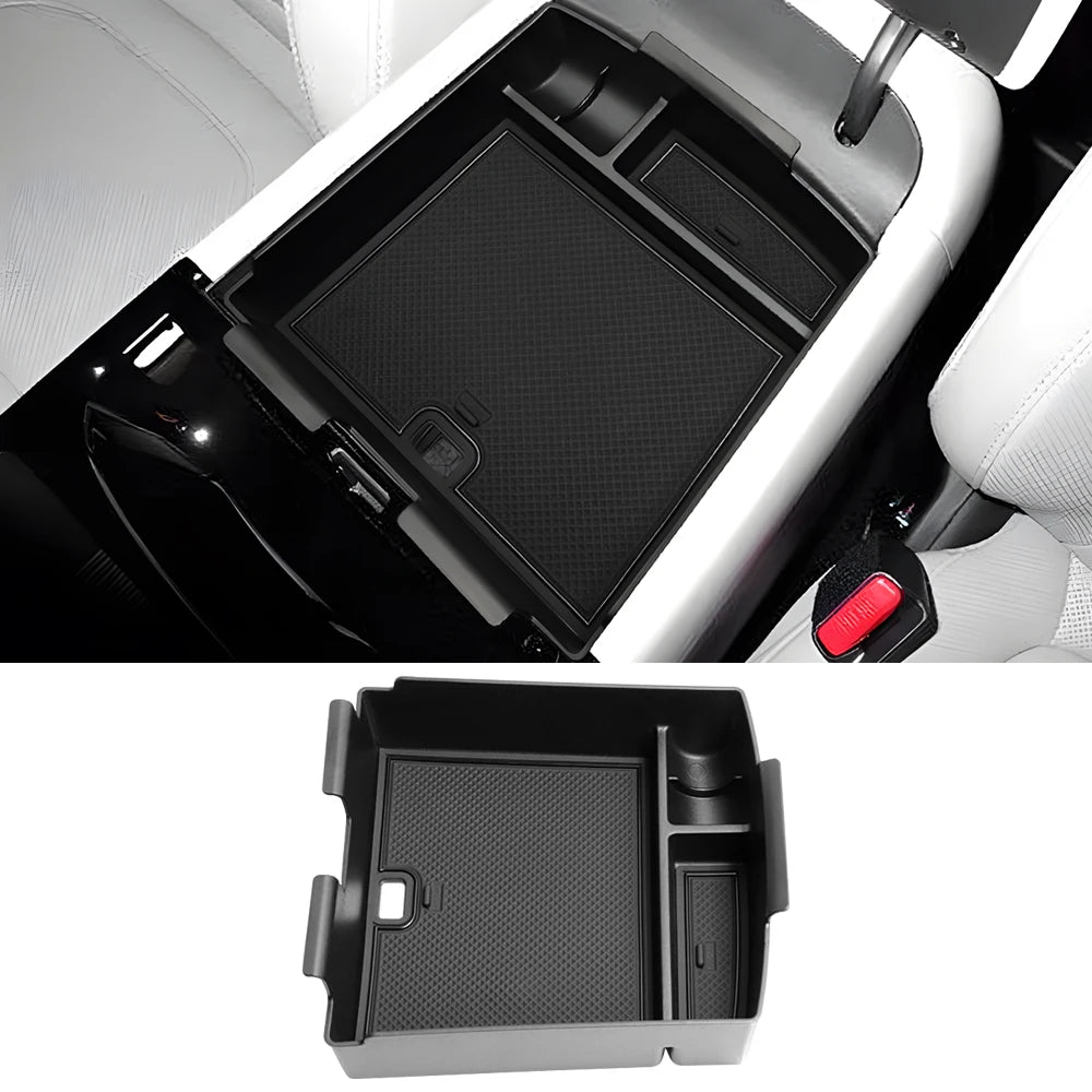 For Hyundai Tucson 2025 2026 Car Central Armrest Storage Box Organizer Container Tray Case Acces - Automotive LED Light