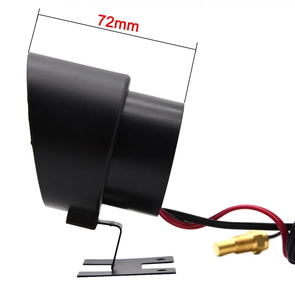 2 IN 1 Water Temperature Gauge -10°C-110°C Digital Led Voltmeter Water Temp Joint Pipe Sensor Mo - Automotive LED Light
