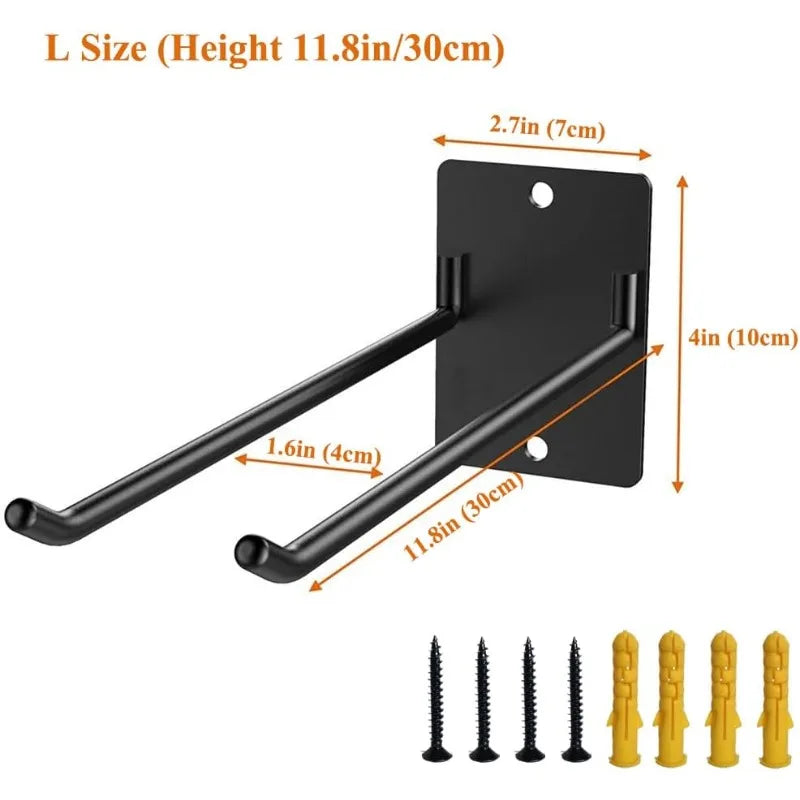 Heavy Duty Tool Storage System Hooks Wall Holder Garage Storage Multi-Purpose Garden Tool Organi - Automotive LED Light
