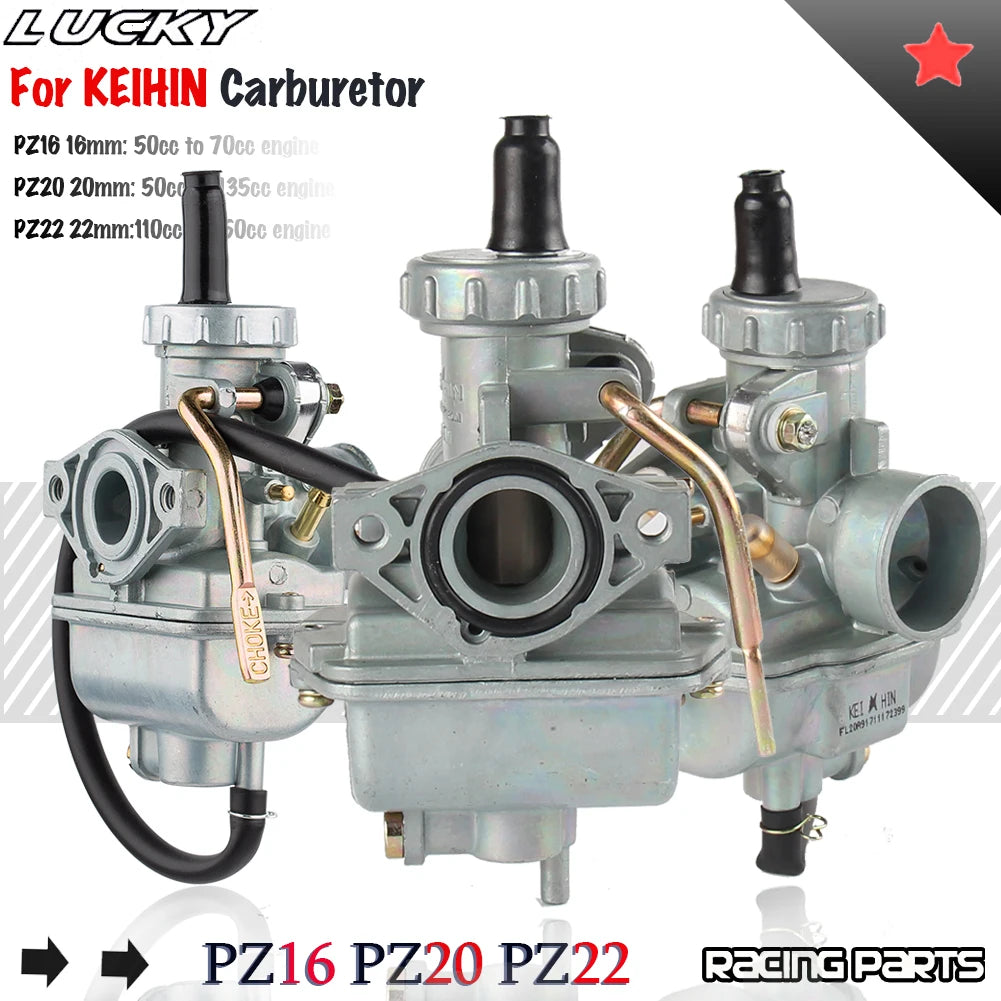 PZ16 PZ20 PZ22 Carburetor Hand Choke Aluminum Zinc Carb 16mm 20mm 22mm For Keihi for PZ20 PZ22 PZ16 - Automotive LED Lig