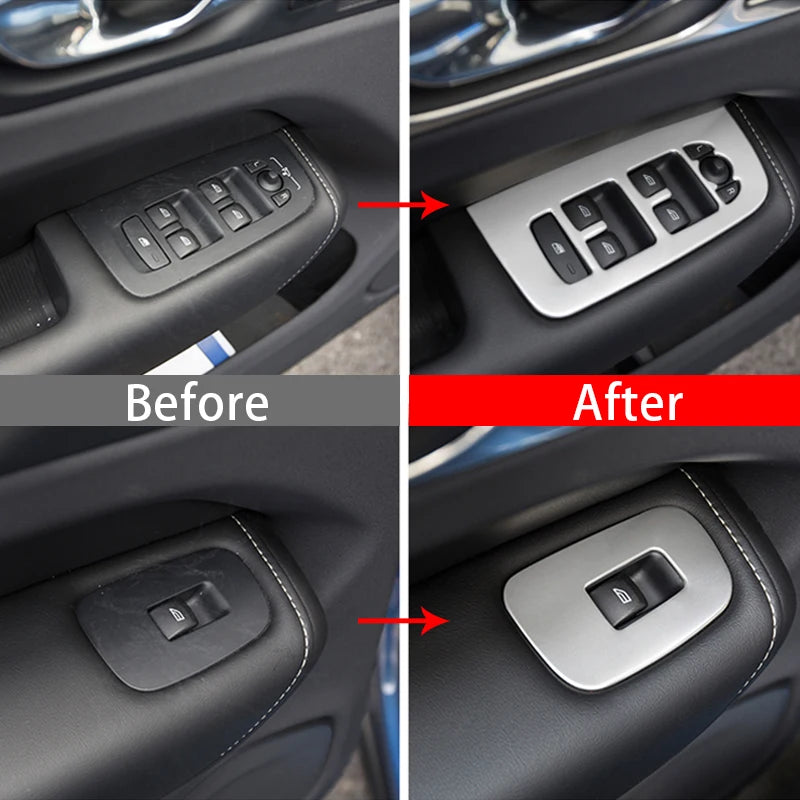 For Volvo XC60 2018 2019 2020 2021 2022 2023 2024 2025 Car Window Glass Lift Switch Button Panel - Automotive LED Light